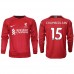 Cheap Liverpool Chamberlain #15 Home Football Shirt 2022-23 Long Sleeve